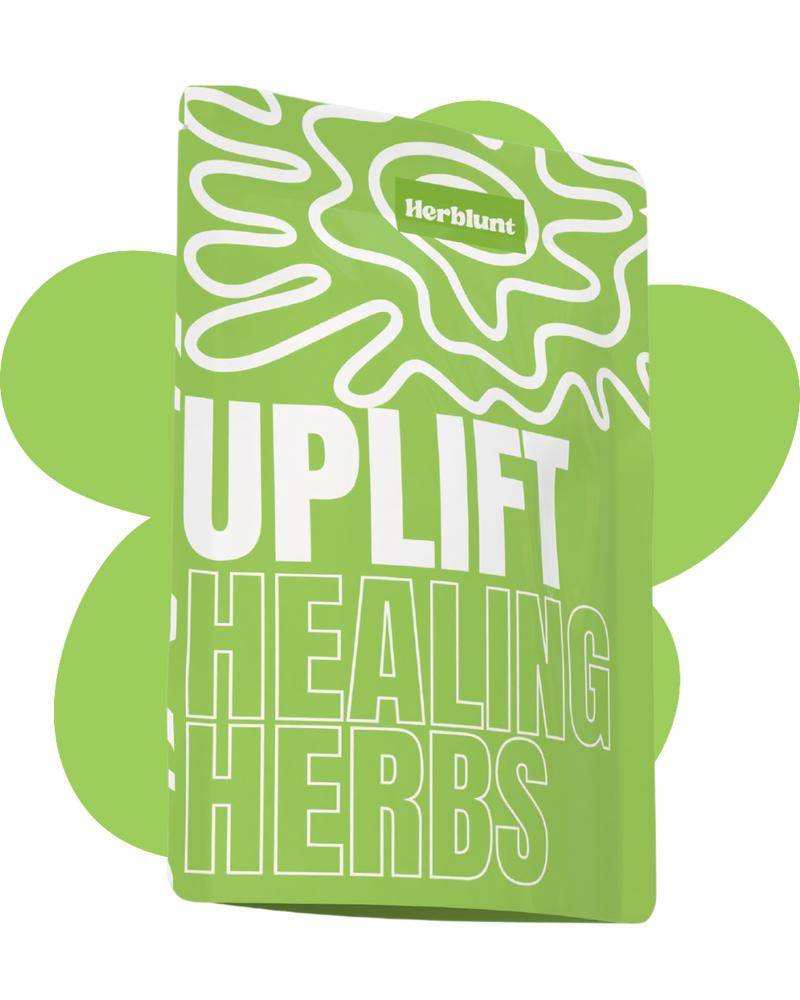 Herblunt Uplift Healing Herbs packaging on a white background